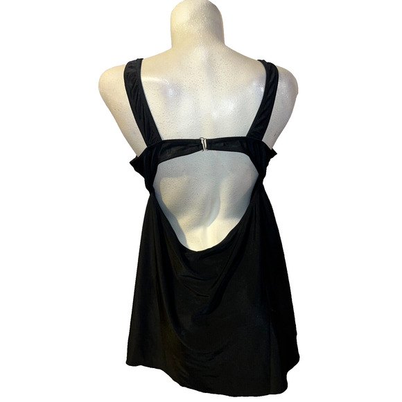 New Women's Size 3XL Black MODEST Tankini SWIM DRESS SWIMDRESS Top / NO BOTTOM - Picture 5 of 5